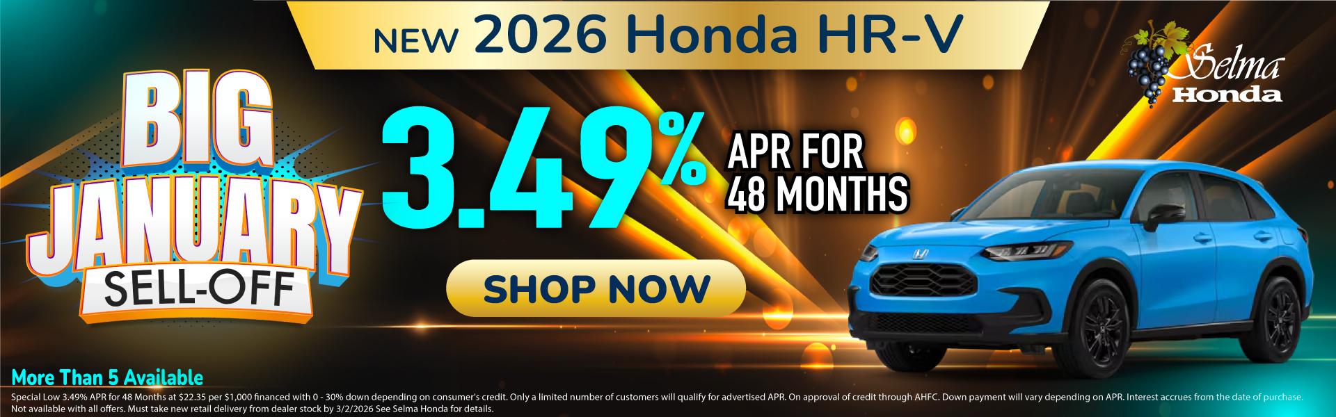 New 2026 Honda HR-V