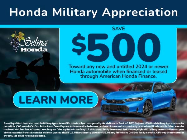 Honda Military Appreciation