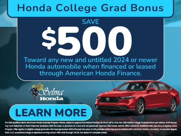Honda College Grad Bonus