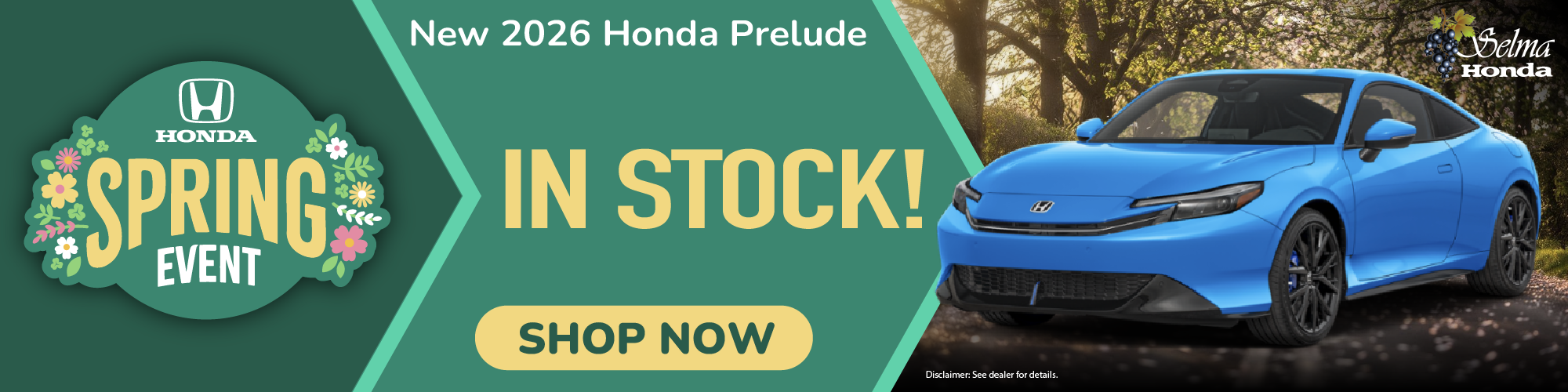 2026 Honda Prelude #SelmaHonda #Selma #CA