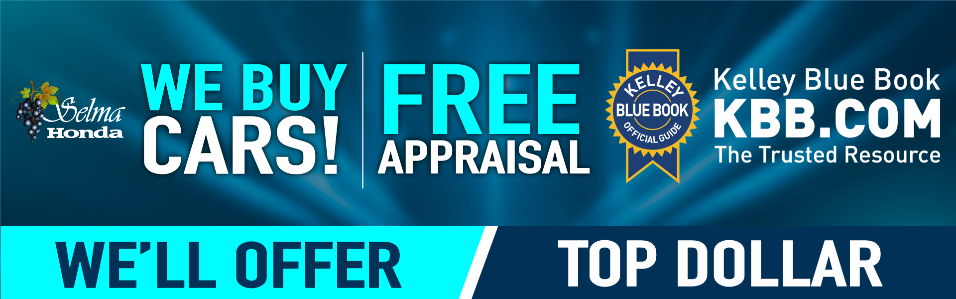 FREE APPRAISAL #SelmaHonda #Selma #CA