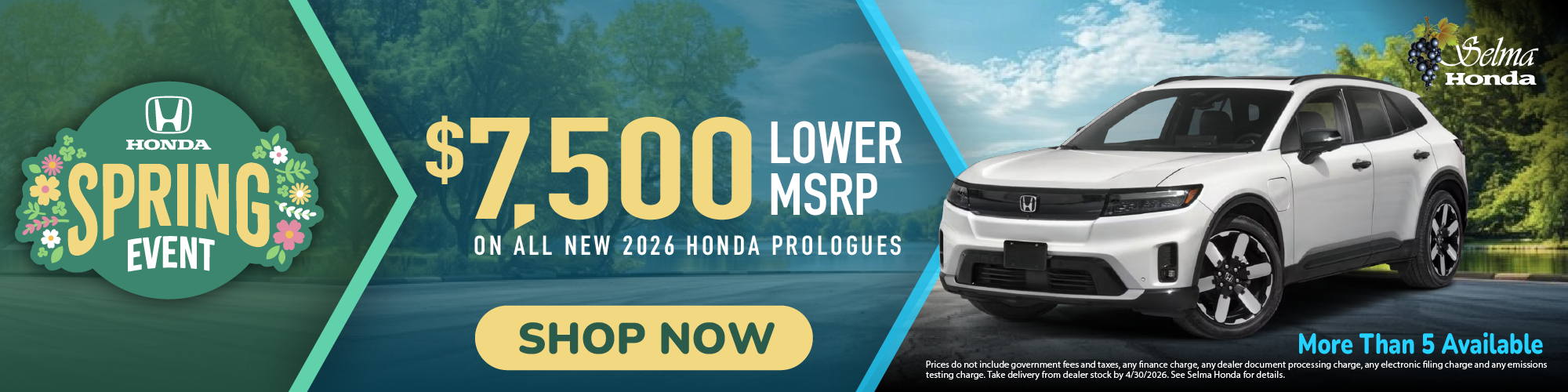  2026 Honda Prologue #SelmaHonda #Selma #CA