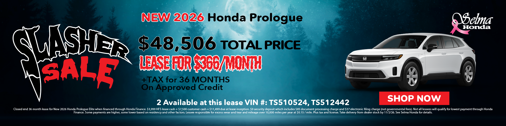 2026 Honda Prologue Elite #SelmaHonda #Selma #CA